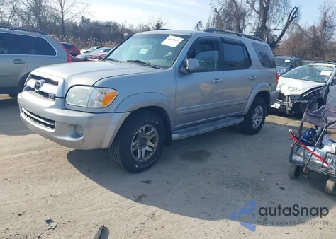 2007 Toyota Sequoia Sr5 V8 from USA, damaged, VIN 5TDBT44A67S290732